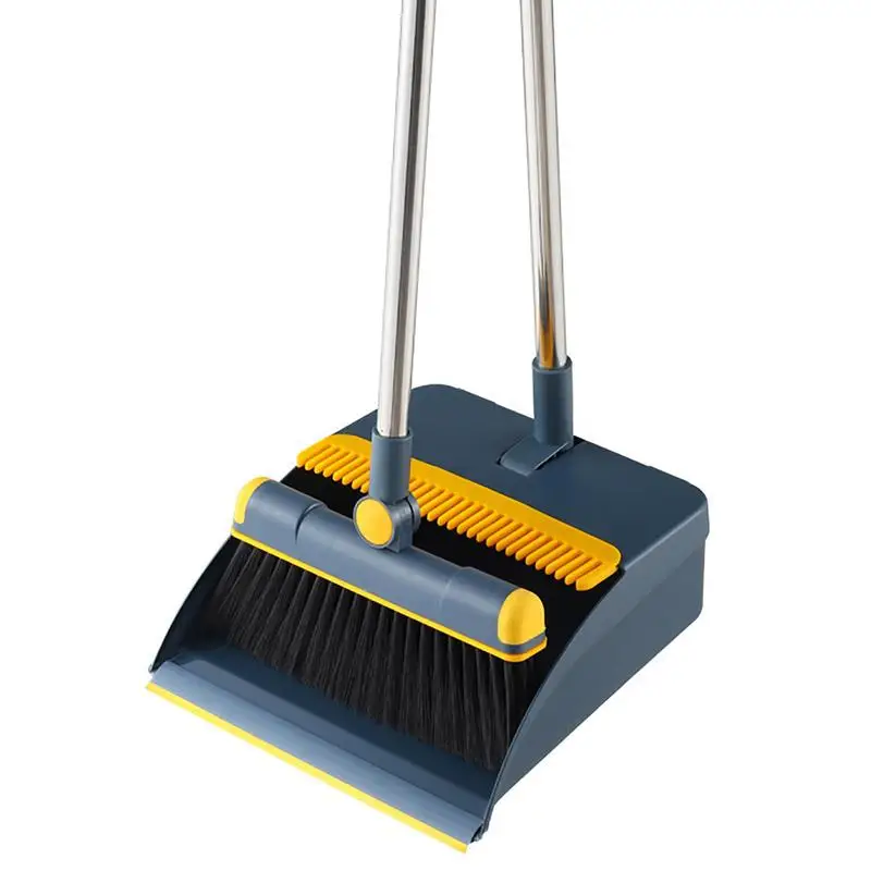 Broom And Dustpan Set Soft-haired Folding Broom Long Handle Dustpan With Teeth Household Indoor Outdoor Home Cleaning Tools
Broom And Dustpan Set Soft-haired Folding Broom Long Handle Dustpan With Teeth Household Indoor Outdoor Home Cleaning Tools