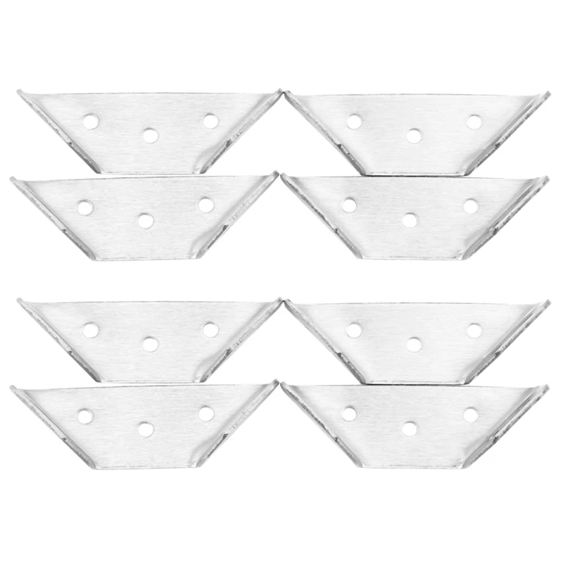 8Pcs Multifunctional Stainless Steel Angle Code Right Angle Fixed Bracket Furniture Wood Board Hardware Accessories
8Pcs Multifunctional Stainless Steel Angle Code Right Angle Fixed Bracket Furniture Wood Board Hardware Accessories