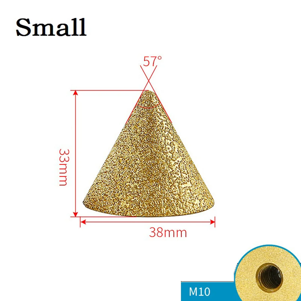 Durable Ceramic Glass Grinding Head Diamond Bit Chamfer Conical M10 Thread Polishing For 100 Type Angle Grinder
Durable Ceramic Glass Grinding Head Diamond Bit Chamfer Conical M10 Thread Polishing For 100 Type Angle Grinder