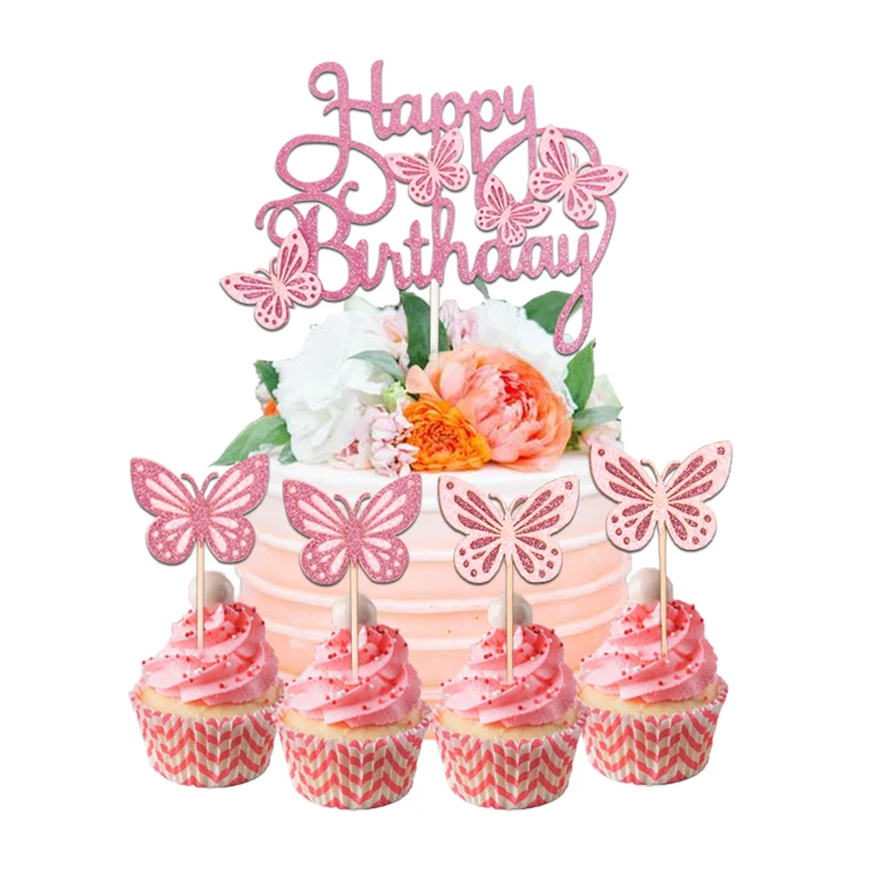 13pcs Butterfly Cake Decoration Happy Birthday Cake Topper Princess Girl Birthday Party Cake Decorative Butterflies Party Decor
13pcs Butterfly Cake Decoration Happy Birthday Cake Topper Princess Girl Birthday Party Cake Decorative Butterflies Party Decor