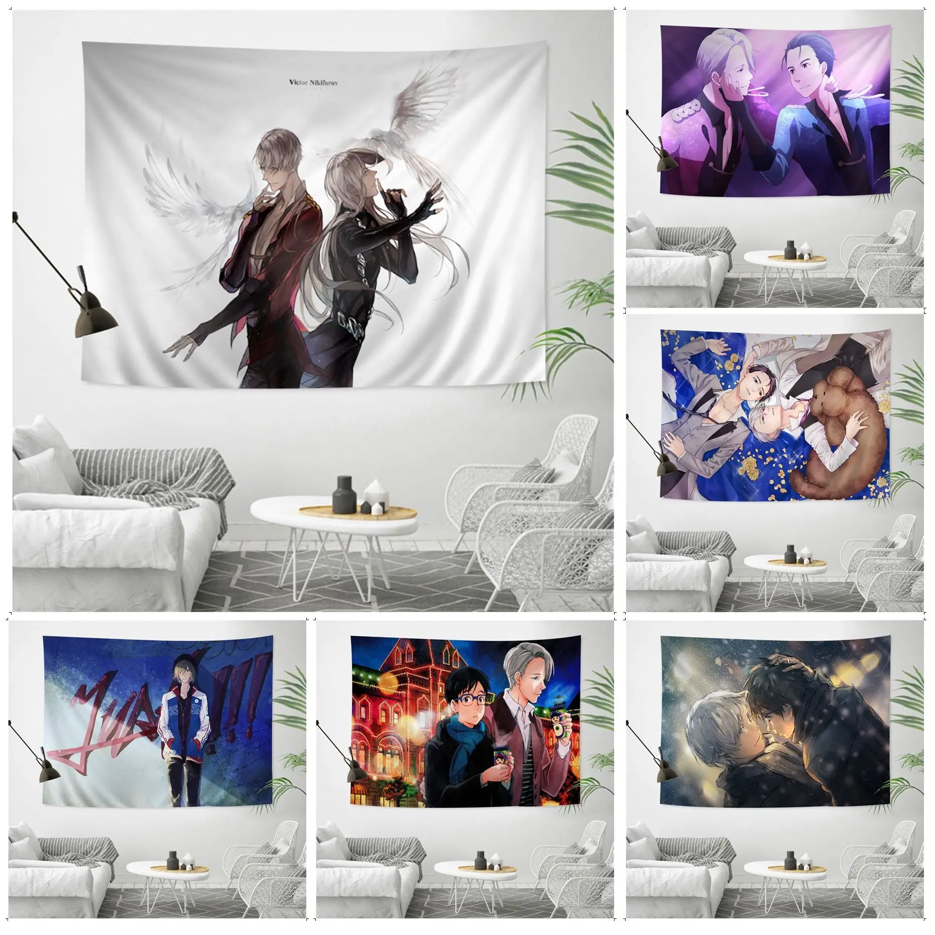 YURI!!! On ICE Wall Tapestry Bohemian Wall Tapestries Mandala Wall Hanging Home Decor
YURI!!! On ICE Wall Tapestry Bohemian Wall Tapestries Mandala Wall Hanging Home Decor