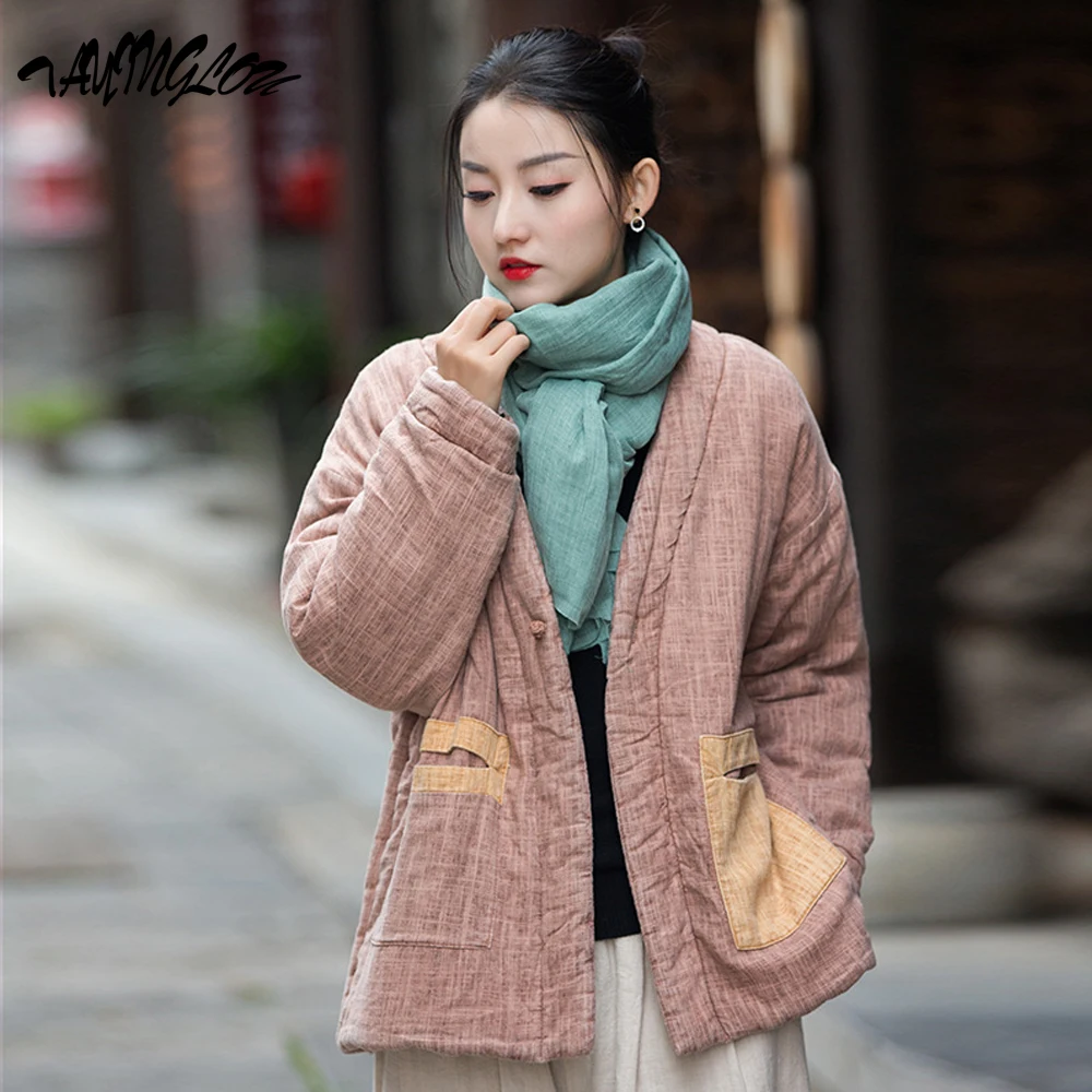Jacket For Women 2023 Winter Cotton And Linen Coats & Jackets Thickened Warm Outerwears Causal Coat Basics Cotton-Padded Clothes
Jacket For Women 2023 Winter Cotton And Linen Coats & Jackets Thickened Warm Outerwears Causal Coat Basics Cotton-Padded Clothes