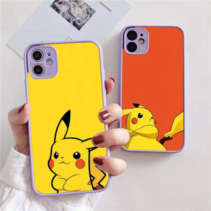 Cute Anime Pokemones Phone Case For iphone 13 12 11 xr xs x 7 8 pro max light purple Soft TPU Silicone Clear Case Cover
Cute Anime Pokemones Phone Case For iphone 13 12 11 xr xs x 7 8 pro max light purple Soft TPU Silicone Clear Case Cover