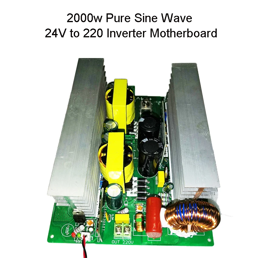 Инвертор 2000 Вт DC24V To AC220V
Инвертор 2000 Вт DC24V To AC220V