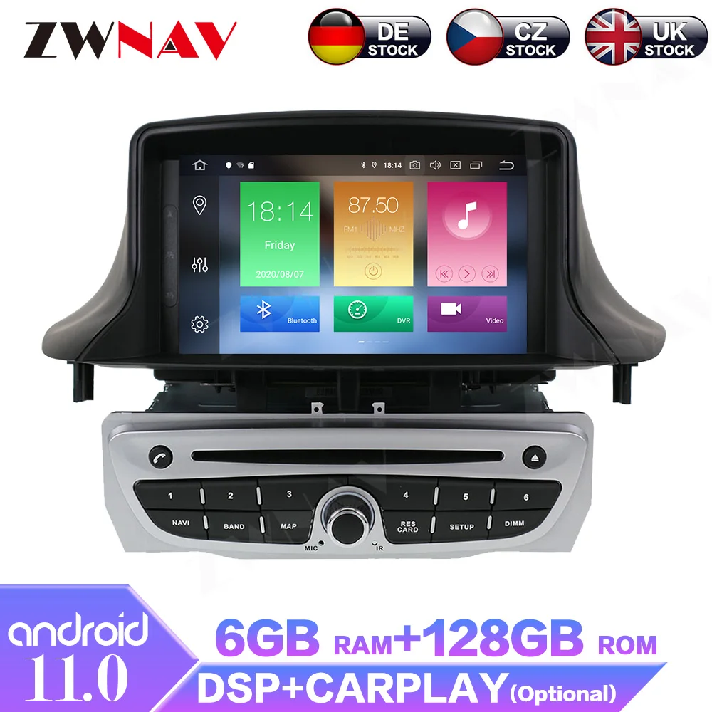 Android 10 64G GPS-навигация автомобильный радиоплеер для Renault Megane 3 Renault Fluence 2009 + Автомагнитола головное устройство мультимедийный плеер
Android 10 64G GPS-навигация автомобильный радиоплеер для Renault Megane 3 Renault Fluence 2009 + Автомагнитола головное устройство мультимедийный плеер