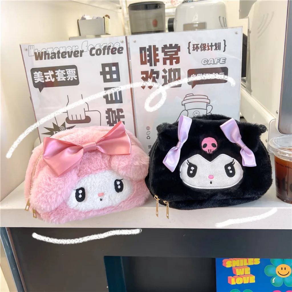 Sanrio My Melody Kuromi Plush Makeup Bag Cute Storage Bag Anime Kawaii Cartoon Student Storage Tote Bag Kids Girls Holiday Gift
Sanrio My Melody Kuromi Plush Makeup Bag Cute Storage Bag Anime Kawaii Cartoon Student Storage Tote Bag Kids Girls Holiday Gift