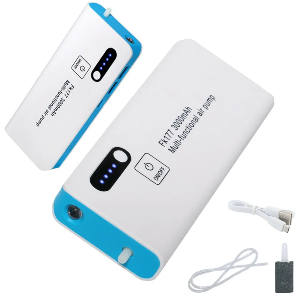 Fishing Aerator Air Pump USB Lithium Battery Charging Oxygen Aeration Pump Car Oxygenated Tube Cable Bubble Stone Set Pesca
Fishing Aerator Air Pump USB Lithium Battery Charging Oxygen Aeration Pump Car Oxygenated Tube Cable Bubble Stone Set Pesca