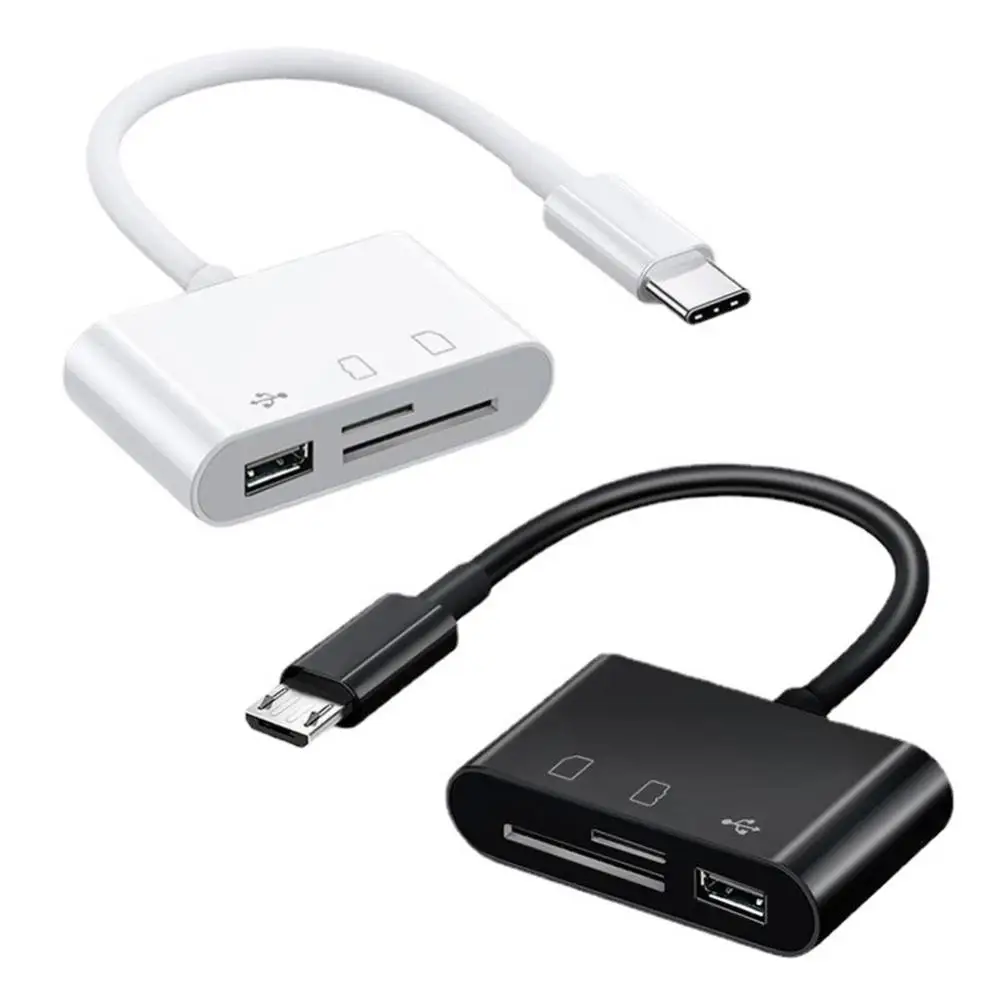 Portable Three-in-one Card Reader Multi-function Usb Otg Writer Type-c Adapter Android For Ipad Huawei Macbook Convenient
Portable Three-in-one Card Reader Multi-function Usb Otg Writer Type-c Adapter Android For Ipad Huawei Macbook Convenient
