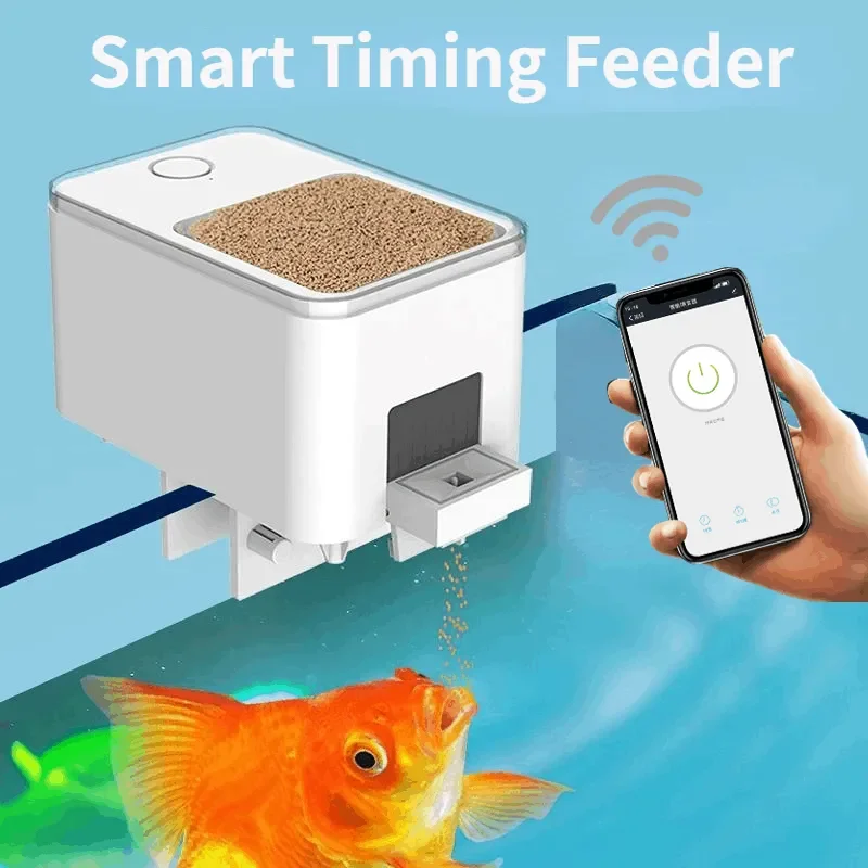 Fish Aquarium Voice Automatic Tank Feeding Phone Fish App Intelligent Control Wireless Feeder Speaker Timing/wifi Smart Remote
Fish Aquarium Voice Automatic Tank Feeding Phone Fish App Intelligent Control Wireless Feeder Speaker Timing/wifi Smart Remote