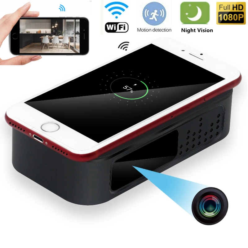 4K 1080P Full HD Mini Camera Wireless Charger Camera Night Vision Motion Detection Recorder Camera Secret Micro Video Camera
4K 1080P Full HD Mini Camera Wireless Charger Camera Night Vision Motion Detection Recorder Camera Secret Micro Video Camera
