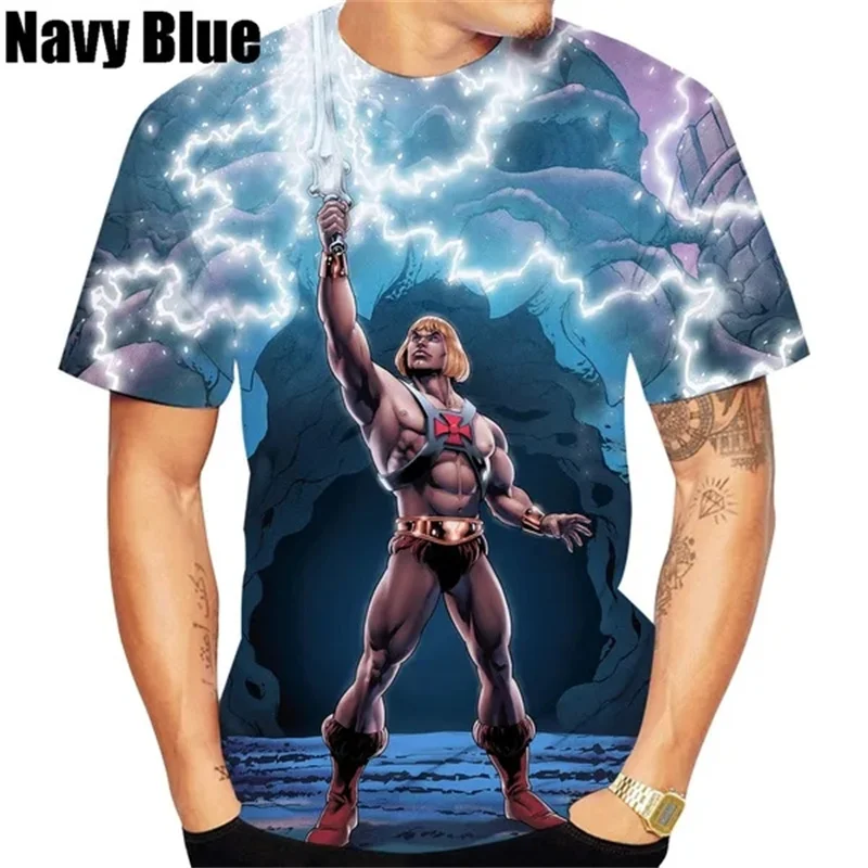 Новая модная 3D Футболка с принтом He-Man And The Masters Of The Universe, летняя крутая винтажная одежда с коротким рукавом для мужчин и женщин
Новая модная 3D Футболка с принтом He-Man And The Masters Of The Universe, летняя крутая винтажная одежда с коротким рукавом для мужчин и женщин