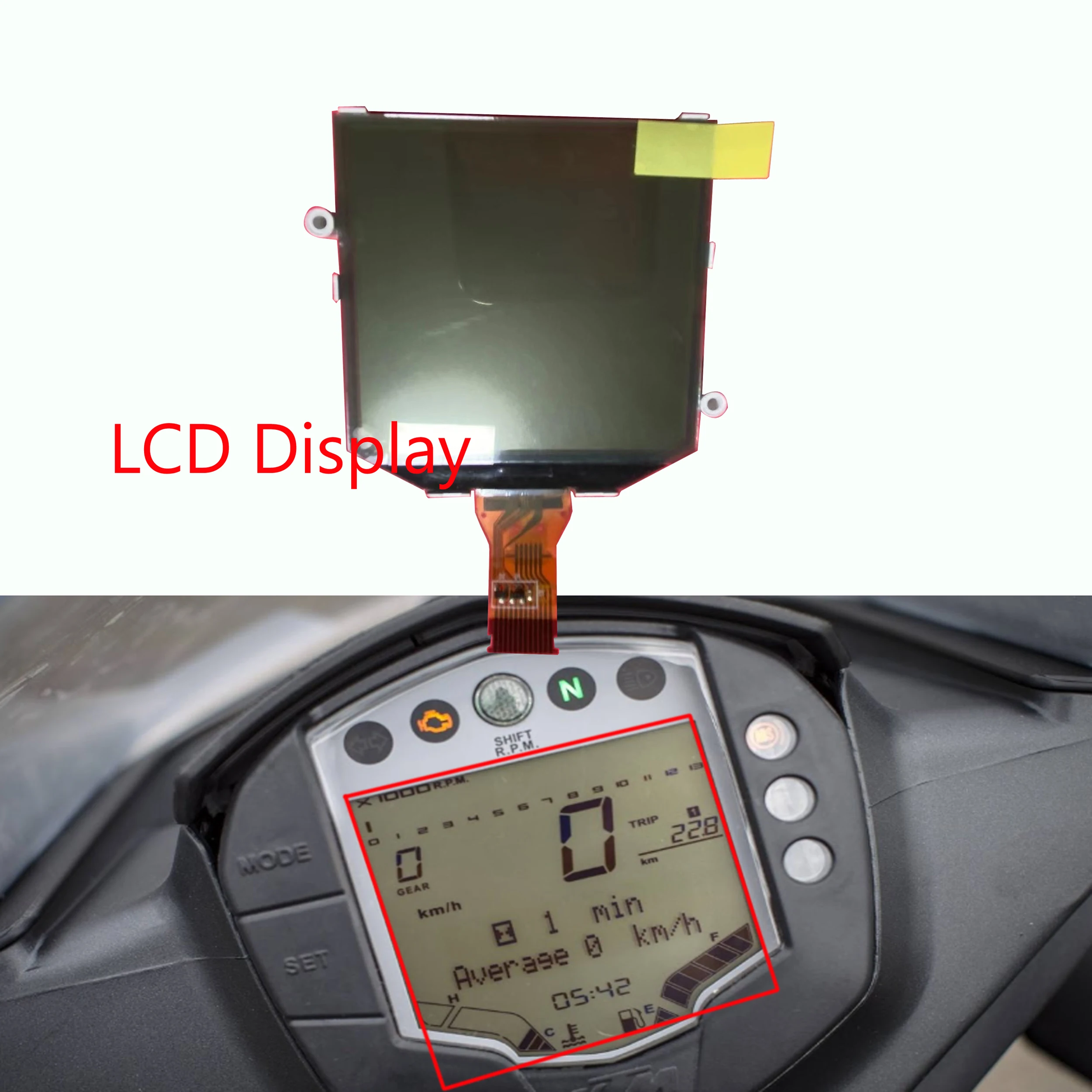 Original Speed meter LCD For KTM Duke 390 200 Duke390 Duke200 RC 150 RC390 TC200 Dashboa Lcd Display
Original Speed meter LCD For KTM Duke 390 200 Duke390 Duke200 RC 150 RC390 TC200 Dashboa Lcd Display