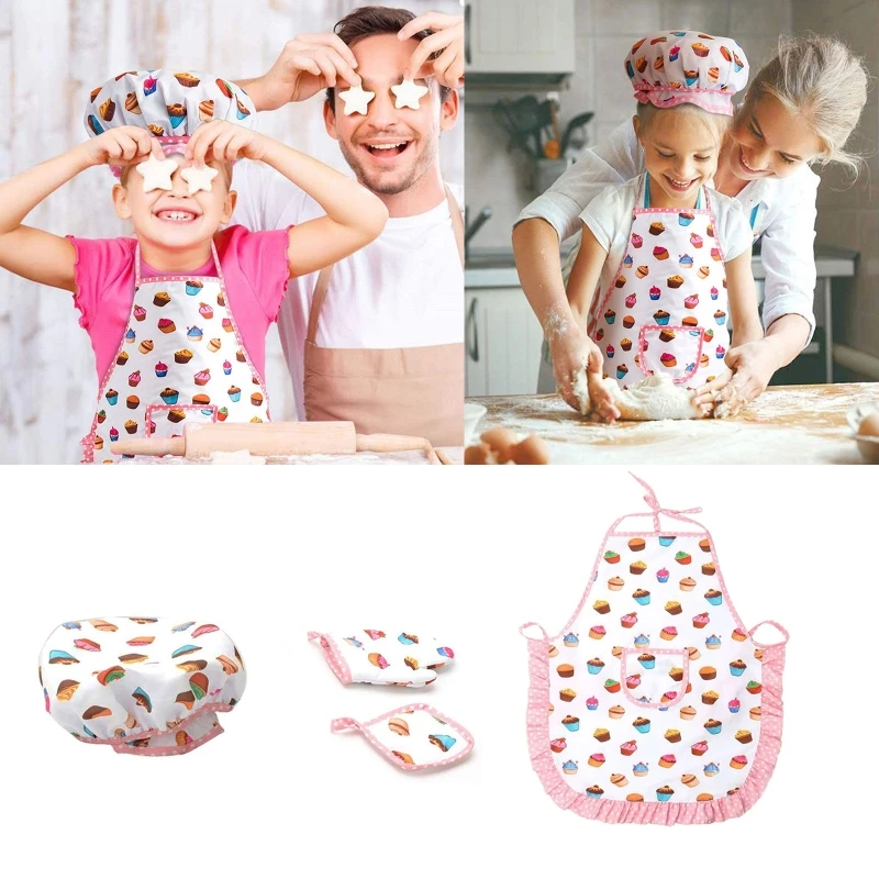 2-6 Year Old Girls Chef Outfit Set, Apron Cooking Set, Toddler Apron for Kids
2-6 Year Old Girls Chef Outfit Set, Apron Cooking Set, Toddler Apron for Kids