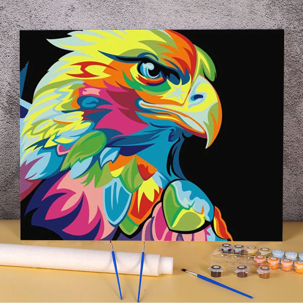Animal Eagle Painting By Numbers Kit Oil Paints 50*70 Boards By Numbers Wall Decoration For Children Wholesale
Animal Eagle Painting By Numbers Kit Oil Paints 50*70 Boards By Numbers Wall Decoration For Children Wholesale