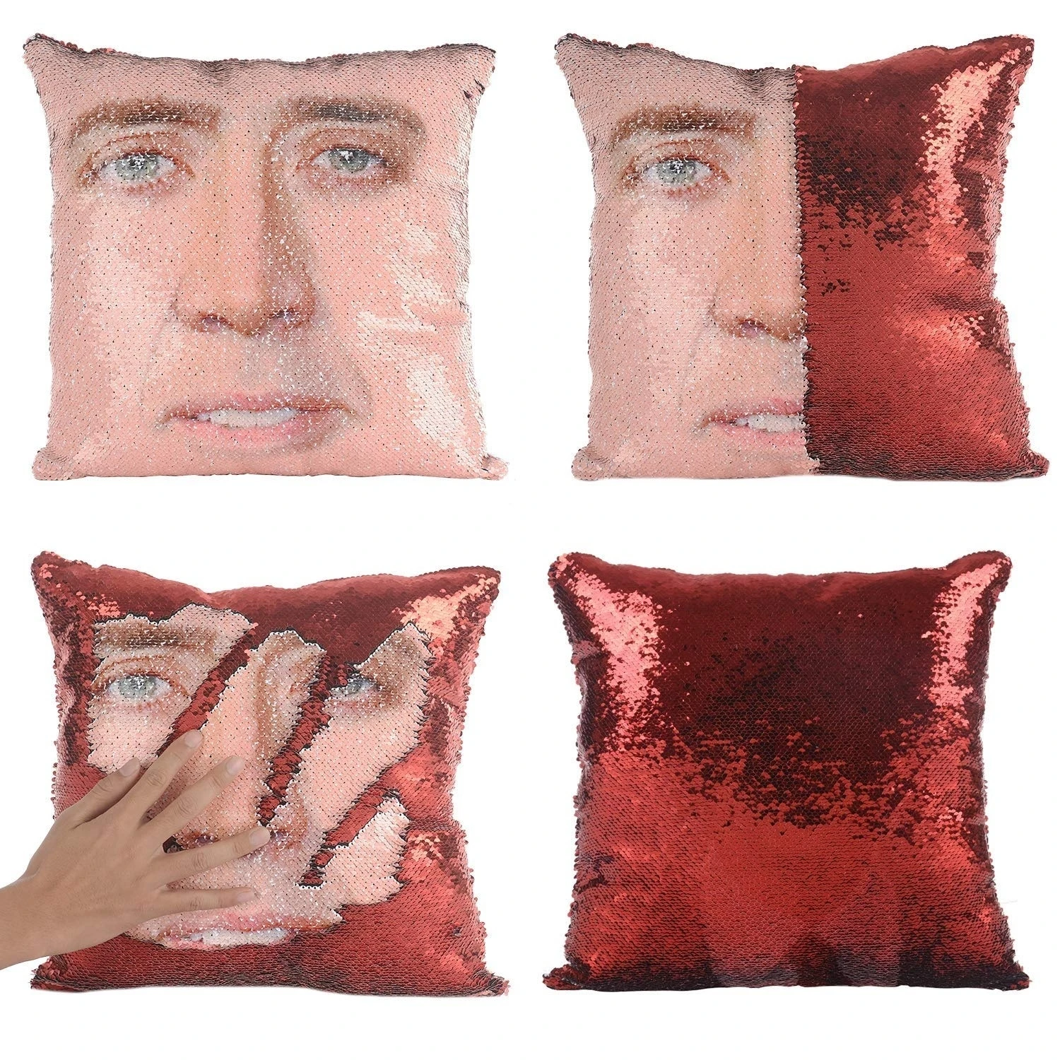 Pillow Magic Reversible Sequin Pillow Cover Throw Cushion Case Decorative Pillowcase
Pillow Magic Reversible Sequin Pillow Cover Throw Cushion Case Decorative Pillowcase
