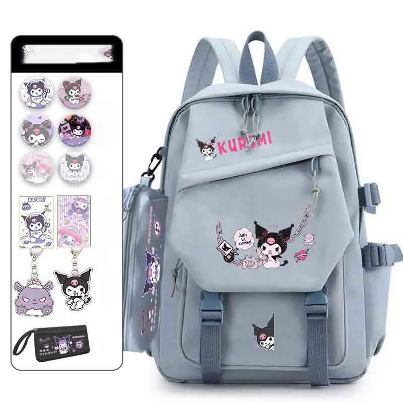 Sanrio Kuromi Kawaii школьный рюкзак My Melody Girls мультяшный дорожный рюкзак для ноутбука рюкзак на плечо унисекс для младшей и старшей школы
Sanrio Kuromi Kawaii школьный рюкзак My Melody Girls мультяшный дорожный рюкзак для ноутбука рюкзак на плечо унисекс для младшей и старшей школы