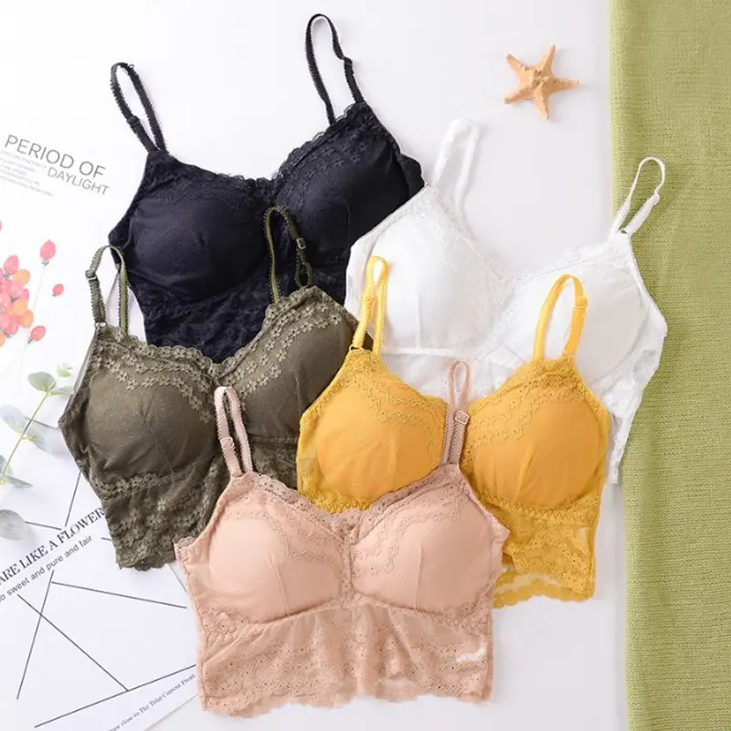 Lace Bralette Cropped Camis Top Women Camisole Summer Wireless Tank Top Female Lace Sexy Vest Plus Size Women Lingerie
Lace Bralette Cropped Camis Top Women Camisole Summer Wireless Tank Top Female Lace Sexy Vest Plus Size Women Lingerie