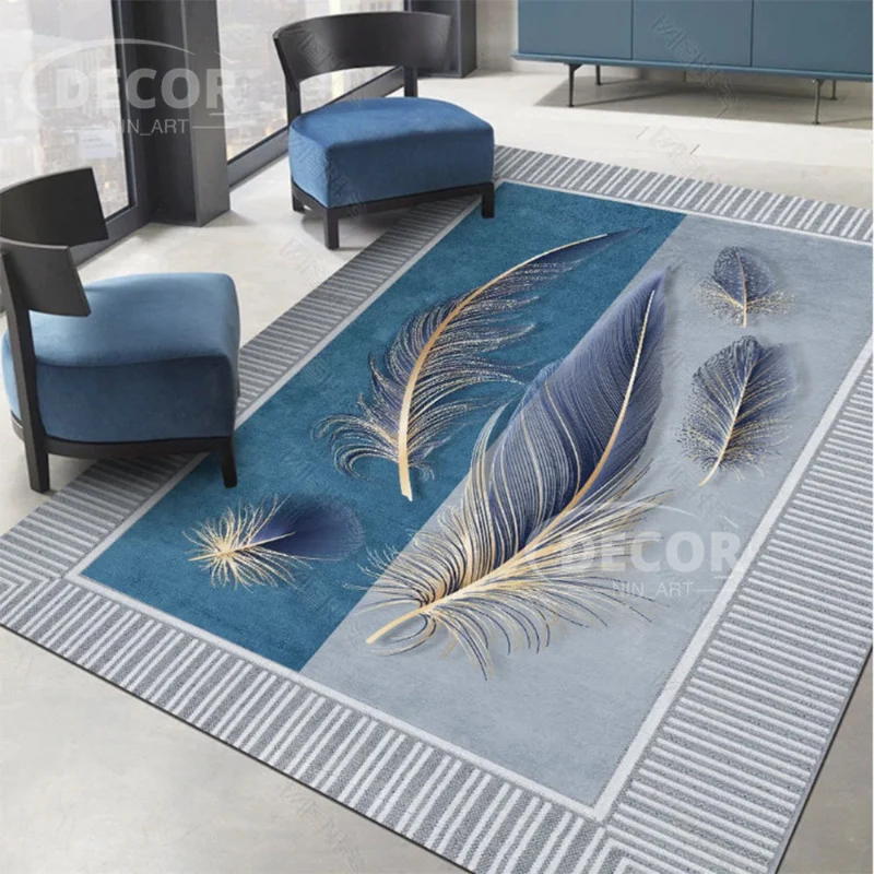 

Nordic Style Living Room Sofa Table Carpet Luxury Home Decor Household Hallway Bedroom Large Area Parlor Floor Door Mats Rugs