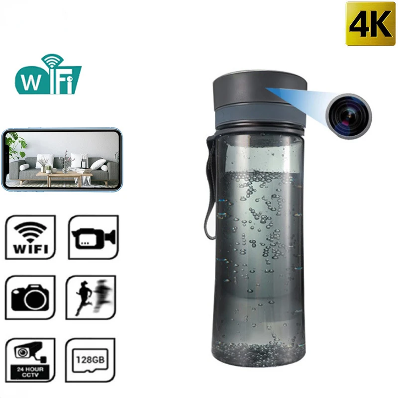 Мини Wi-Fi видеокамера HD 4K портативная офисная чашка для воды монитор Беспроводная AP/P2P бутылка для воды аудио рекордер поддержка TF карты
Мини Wi-Fi видеокамера HD 4K портативная офисная чашка для воды монитор Беспроводная AP/P2P бутылка для воды аудио рекордер поддержка TF карты
