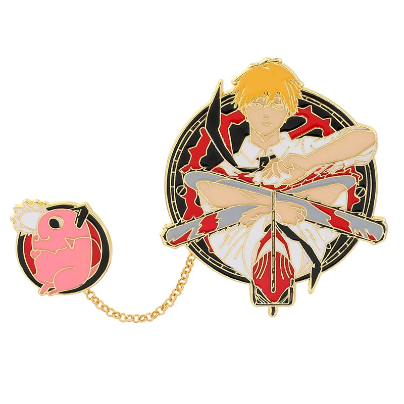 Japanese Chainsaw Man Pochita Anime Kawaii Hard Enamel Pin Fashion Brooch Badge Pin Accessories Cute Anime Pins For Backpacks
Japanese Chainsaw Man Pochita Anime Kawaii Hard Enamel Pin Fashion Brooch Badge Pin Accessories Cute Anime Pins For Backpacks