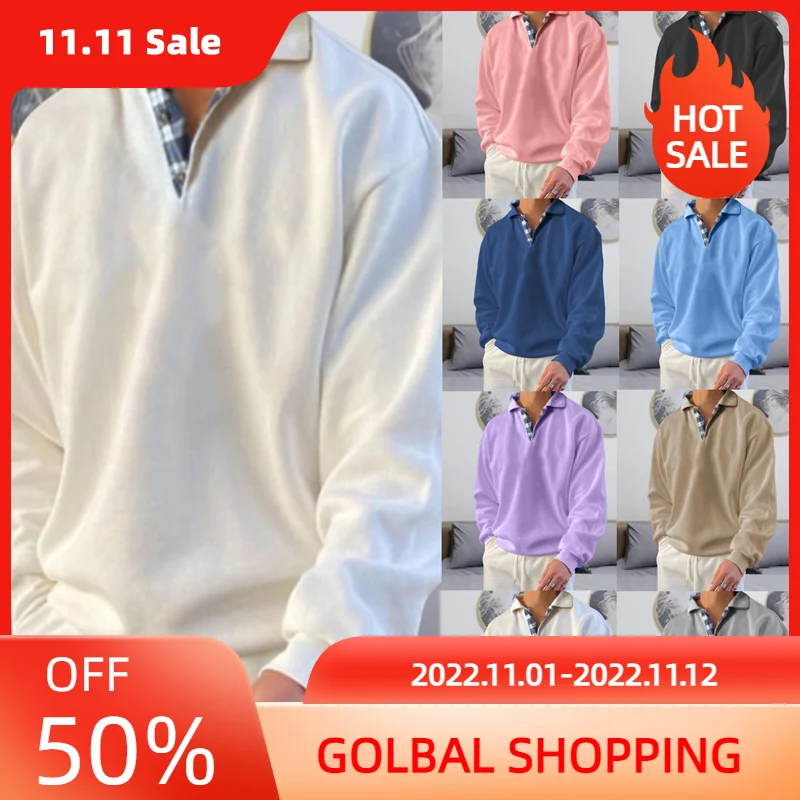 LUCLESAM Men's Plaid Button Up Collar Sweatshirts Autumn and Winter Casual Long Sleeve V-Neck Man Loose Sweater 
LUCLESAM Men's Plaid Button Up Collar Sweatshirts Autumn and Winter Casual Long Sleeve V-Neck Man Loose Sweater