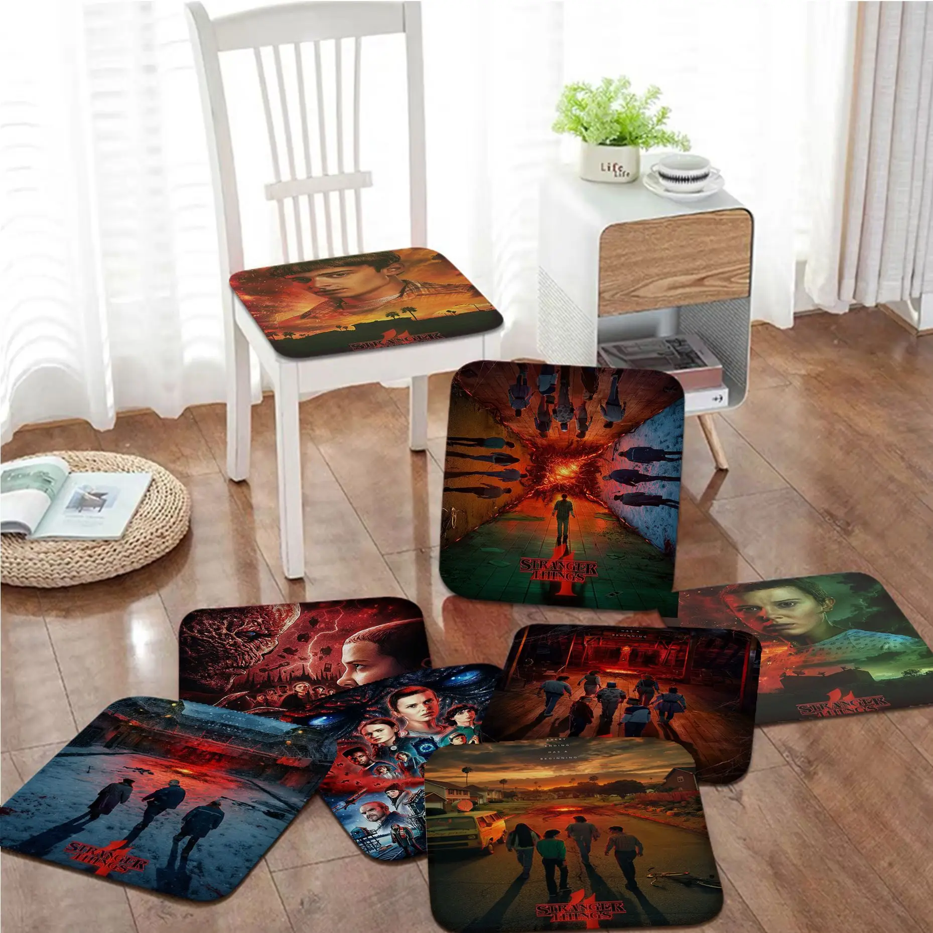 Hot TV Show Stranger Things Art Chair Mat Soft Pad Seat Cushion For Dining Patio Home Office Indoor Outdoor Garden Cushion Pads
Hot TV Show Stranger Things Art Chair Mat Soft Pad Seat Cushion For Dining Patio Home Office Indoor Outdoor Garden Cushion Pads