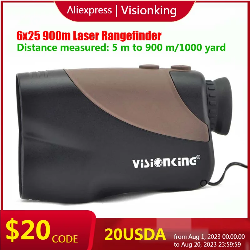 Visionking 900m Laser Rangefinder 6x25 Bak4 Professional Binocular Meter Distance Tester Scope Golf Hunting Range Finder
Visionking 900m Laser Rangefinder 6x25 Bak4 Professional Binocular Meter Distance Tester Scope Golf Hunting Range Finder