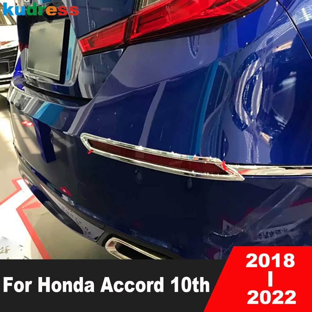 Накладки на задние противотуманные фары для Honda Accord 2018, 2019, 2020, ABS, хром Лампа заднего противотуманного фонаря, 2 шт.
Накладки на задние противотуманные фары для Honda Accord 2018, 2019, 2020, ABS, хром Лампа заднего противотуманного фонаря, 2 шт.