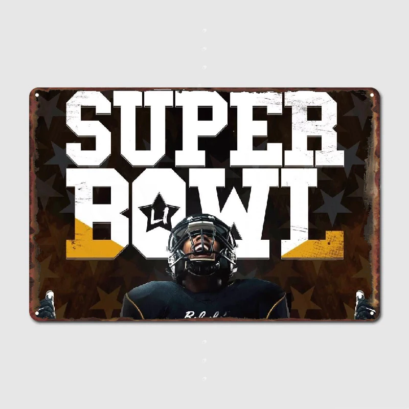 american football super bowls Metal Sign Cave Pub Funny Poster Cinema Kitchen Tin Sign Posters home vintage decor room decor
american football super bowls Metal Sign Cave Pub Funny Poster Cinema Kitchen Tin Sign Posters home vintage decor room decor