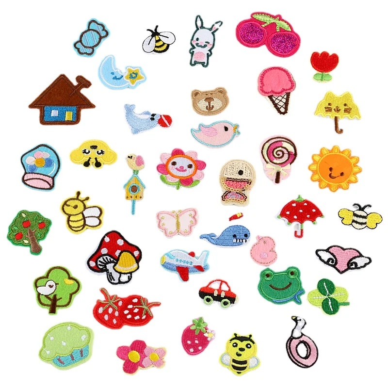 10pcs/lot Animals Embroidered Patches for Clothing Cartoon Bear Plants Flowers DIY Appliques for Jackets Iron on Sew on Stickers
10pcs/lot Animals Embroidered Patches for Clothing Cartoon Bear Plants Flowers DIY Appliques for Jackets Iron on Sew on Stickers