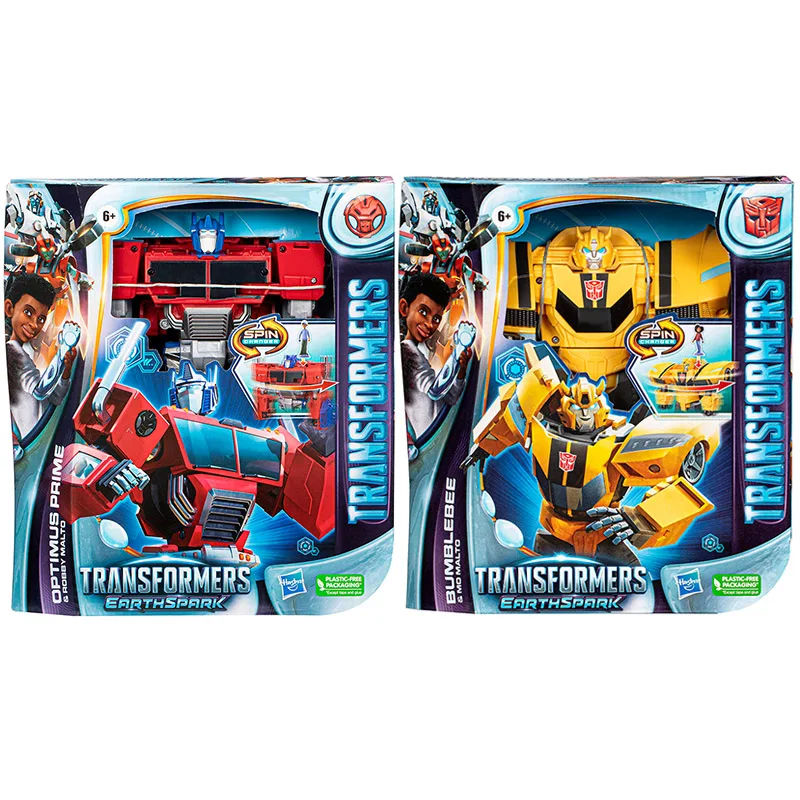Фигурка-трансформер Hasbro EarthSpark Spin Changer Optimus Prime Bumblebee, Игрушечная модель 8 дюймов
Фигурка-трансформер Hasbro EarthSpark Spin Changer Optimus Prime Bumblebee, Игрушечная модель 8 дюймов