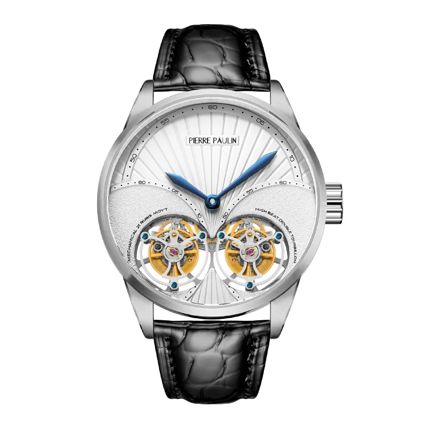 MERKUR Genuine Double Tourbillon Manual Mechanical Watch White 28800BHP High Frequency Men's Luxury Formal Watches Montre Homme
MERKUR Genuine Double Tourbillon Manual Mechanical Watch White 28800BHP High Frequency Men's Luxury Formal Watches Montre Homme