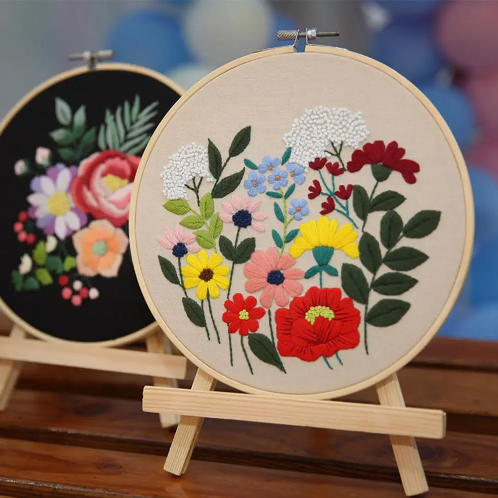 Wooden Colourful With Hoop Artcraft Flower Needlework Cross Stitch Embroidery Kit Grass Needlecraft
Wooden Colourful With Hoop Artcraft Flower Needlework Cross Stitch Embroidery Kit Grass Needlecraft