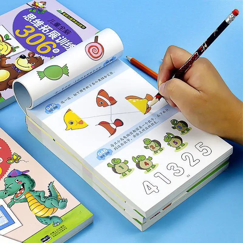 306 Questions 2-6 Grade Children's Books Education Thinking Develop Training Puzzle Concentration Language Learning Picture Book
306 Questions 2-6 Grade Children's Books Education Thinking Develop Training Puzzle Concentration Language Learning Picture Book