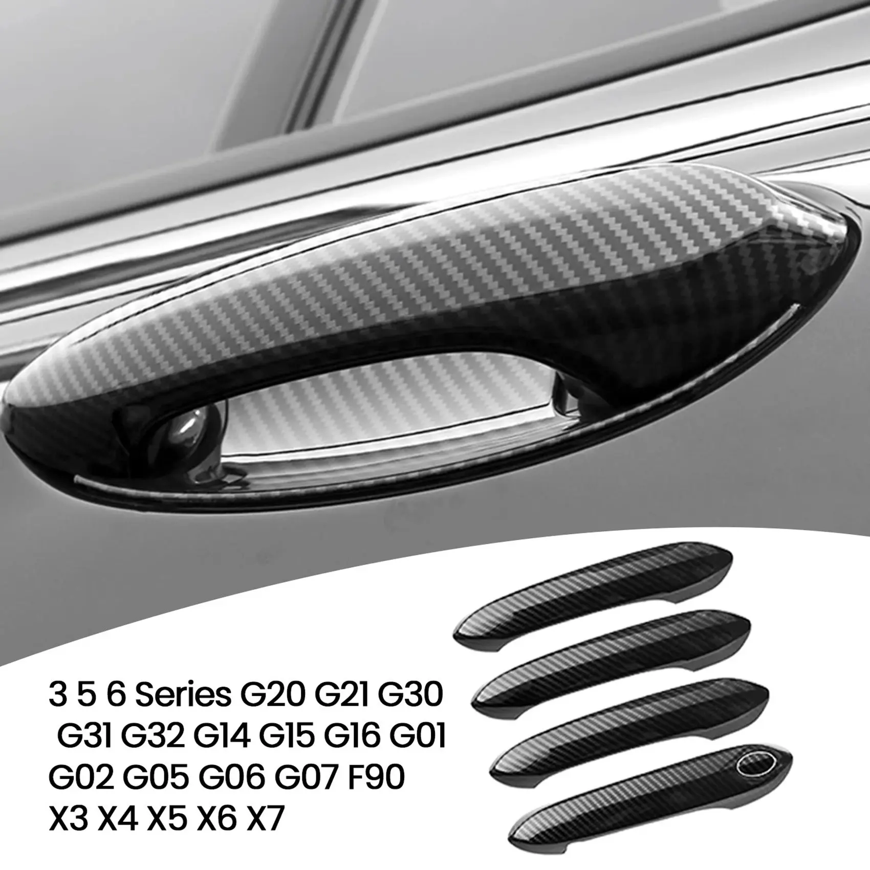 20x Carbon Fiber Outside Exterior Door Handle Cover for-BMW 3 5 6 Series G20 G30 G31 G32 G01 G02 G05 G06 X3 X4 X5 X6 X7
20x Carbon Fiber Outside Exterior Door Handle Cover for-BMW 3 5 6 Series G20 G30 G31 G32 G01 G02 G05 G06 X3 X4 X5 X6 X7