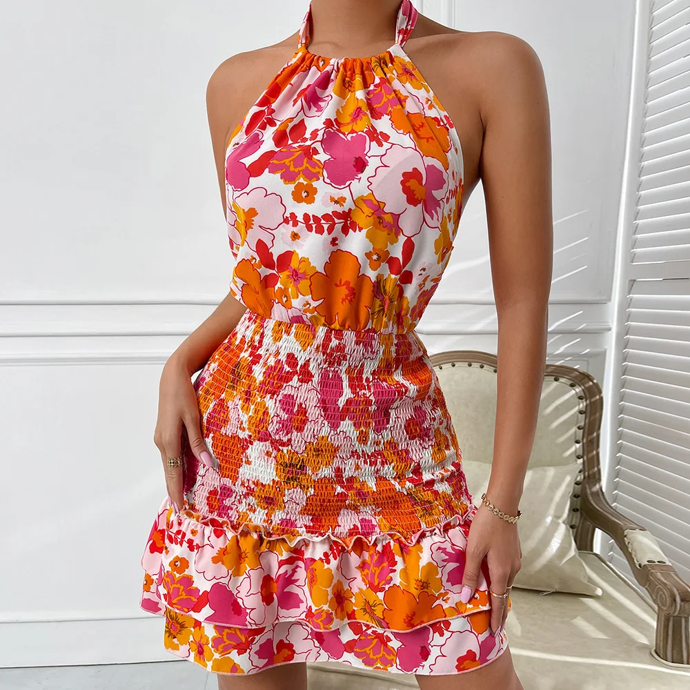ELIJOIN Beach Wind Print Skirt Hanging Neck Fashion Dress 2022 Summer Bohemian Holiday Skirt
ELIJOIN Beach Wind Print Skirt Hanging Neck Fashion Dress 2022 Summer Bohemian Holiday Skirt