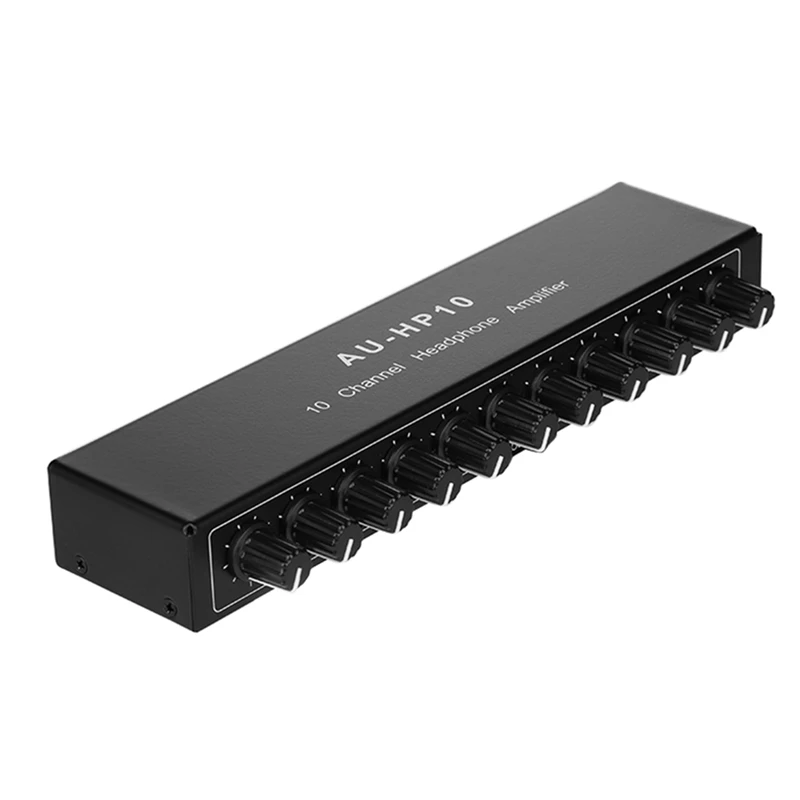 Stereo Headphone Amplifier Multi-Channels Audio Distributor Independent Control NJM4556A DC12-24V 1 Input 10 Outputs
Stereo Headphone Amplifier Multi-Channels Audio Distributor Independent Control NJM4556A DC12-24V 1 Input 10 Outputs