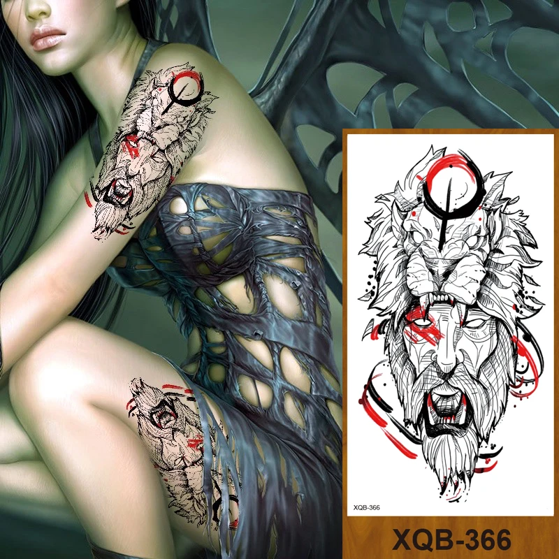 Temporary Tattoo Stickers Feather Totem Tiger Wolf Lion King Cheetah Men Women Adults Girl Flower Arm Body Fake Tatoo Waterproof
Temporary Tattoo Stickers Feather Totem Tiger Wolf Lion King Cheetah Men Women Adults Girl Flower Arm Body Fake Tatoo Waterproof