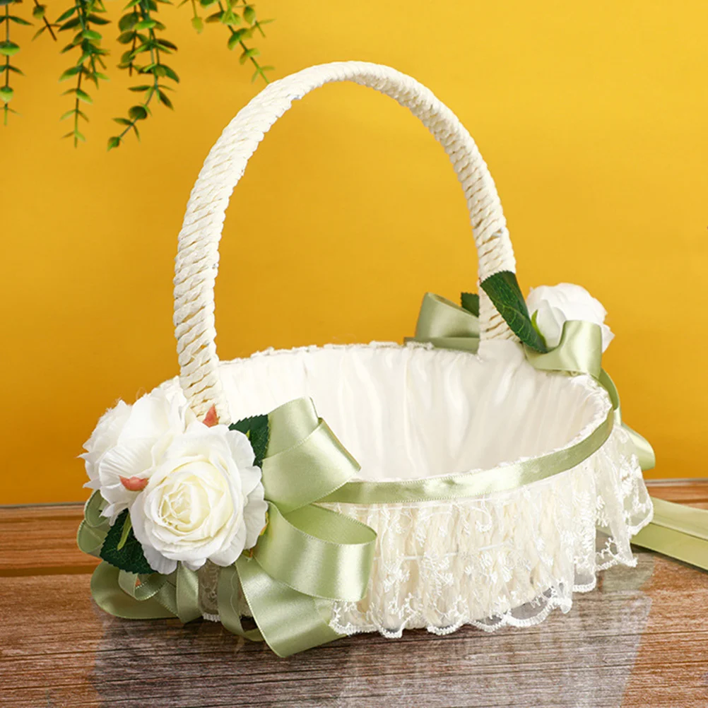 Wedding Decor Party Ornament Bowknot Flower Basket Girl Ribbon Outdoor Indoor Supplies Decoration Bridesmaid Baskets Weddings
Wedding Decor Party Ornament Bowknot Flower Basket Girl Ribbon Outdoor Indoor Supplies Decoration Bridesmaid Baskets Weddings