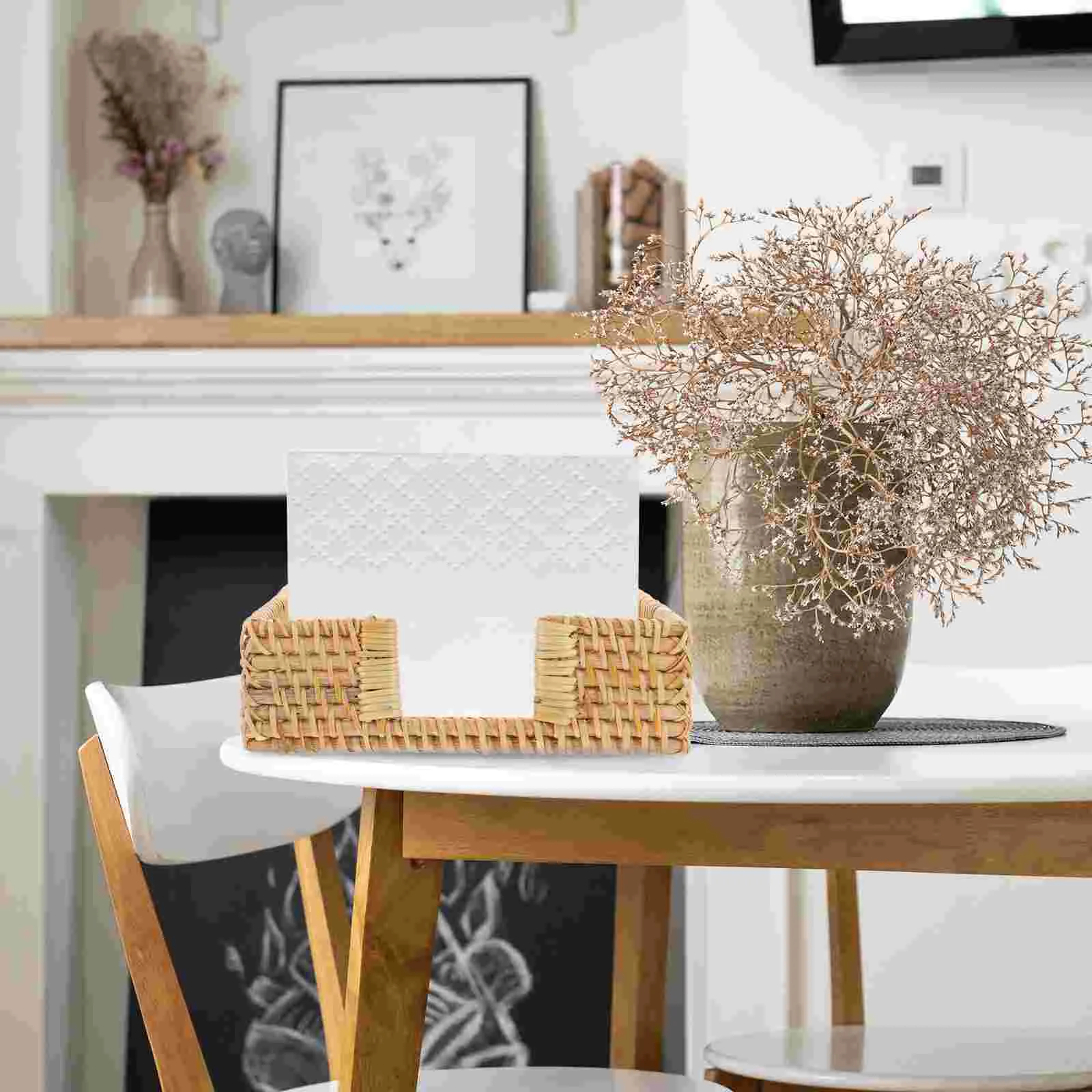 Dining Table Decor Storage Box Guest Towel Holder Tray Bathroom Woven Napkin Unique Tissue Stand Rattan Rack
Dining Table Decor Storage Box Guest Towel Holder Tray Bathroom Woven Napkin Unique Tissue Stand Rattan Rack