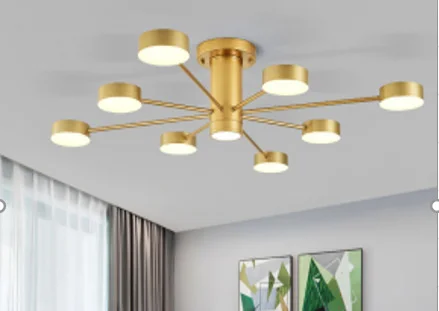 Nordic living room led ceiling lamp household simple personality creative bedroom ins wind gold light luxury room study lamp
Nordic living room led ceiling lamp household simple personality creative bedroom ins wind gold light luxury room study lamp