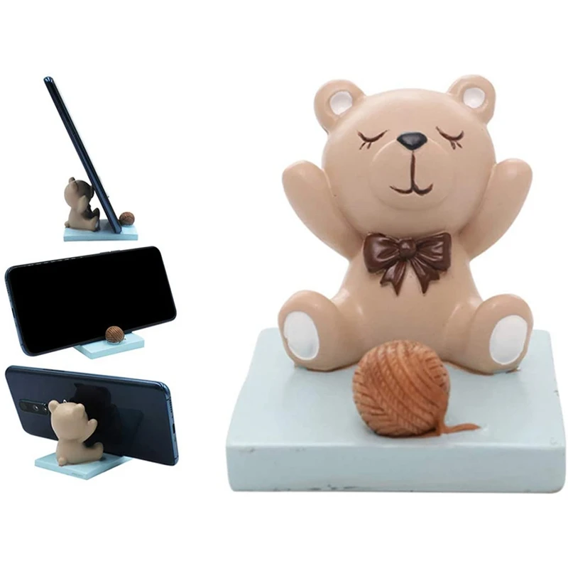 Cute Cartoon Animal Phone Holder Desk Animal Phone Holder, Creative Resin Crafts, Home Desktop Decorations
Cute Cartoon Animal Phone Holder Desk Animal Phone Holder, Creative Resin Crafts, Home Desktop Decorations