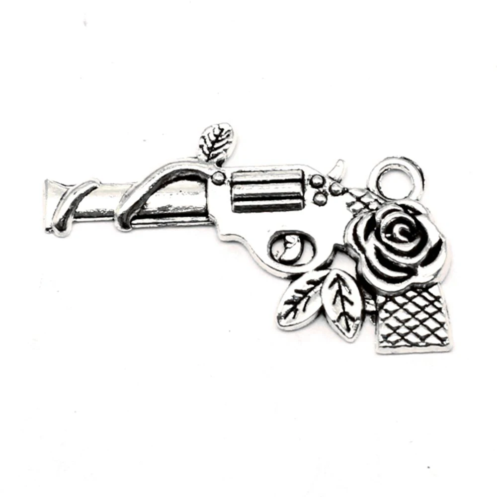 60pcs Wholesale Jewelry Lots Guns Charms Pendant Supplies For Jewelry Materials 16x35mm
60pcs Wholesale Jewelry Lots Guns Charms Pendant Supplies For Jewelry Materials 16x35mm