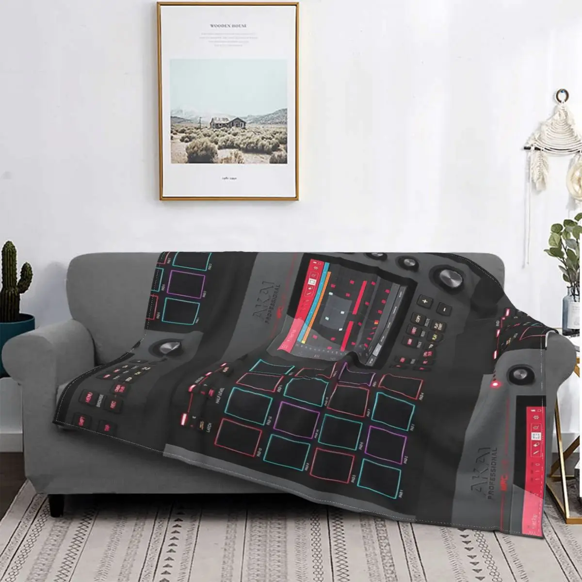 Akai Mpc-funda de teléfono para cama, manta con capucha, manta para recibir
Akai Mpc-funda de teléfono para cama, manta con capucha, manta para recibir