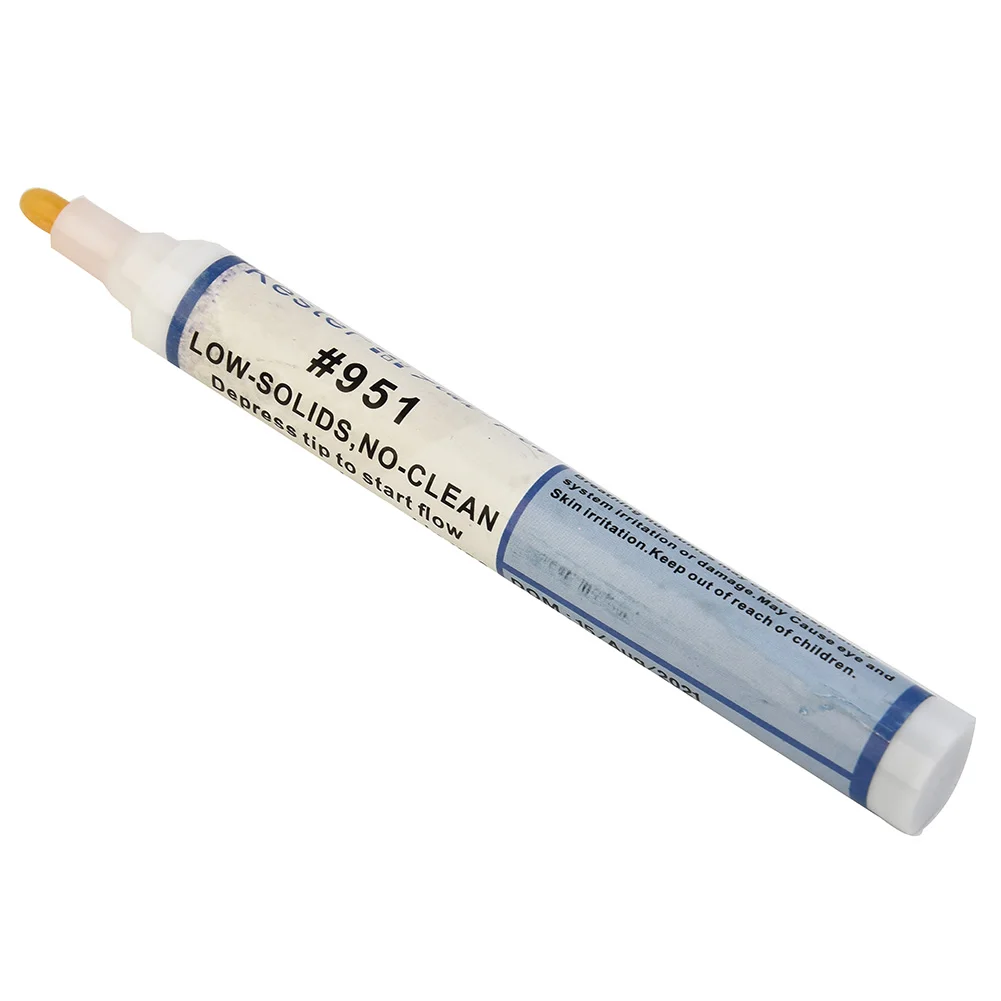 Rosin Flux Pen 10ml Solid Low Power No Clean Solder Rosin Flux Pen 0.59 X 5.51 Inches For SMT SMD And Through-hole Solder Joint
Rosin Flux Pen 10ml Solid Low Power No Clean Solder Rosin Flux Pen 0.59 X 5.51 Inches For SMT SMD And Through-hole Solder Joint