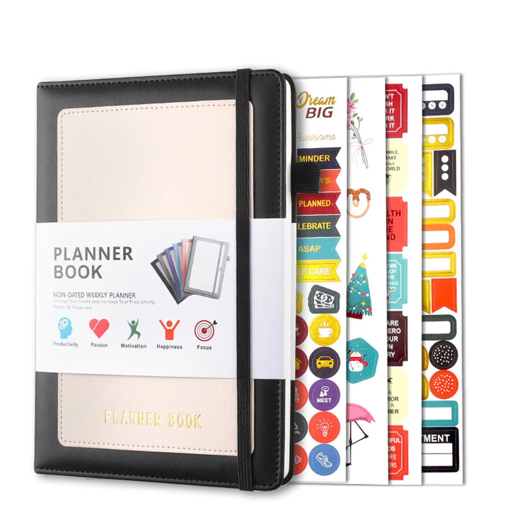 A5 120 Sheets Weekly Planner Monthly Planner Dotted Square Self-Regulation Tie Notebook Planner School Office Stationery Supplie
A5 120 Sheets Weekly Planner Monthly Planner Dotted Square Self-Regulation Tie Notebook Planner School Office Stationery Supplie