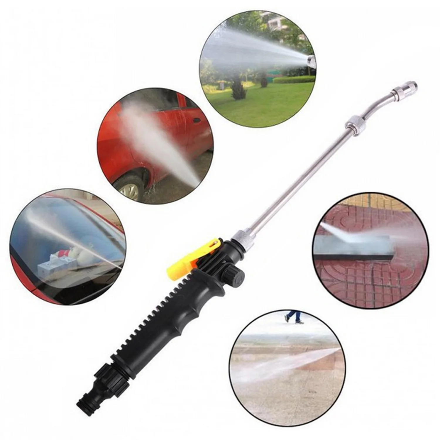 Behogar Detachable High Pressure Wand Sprayer Washer Water Hose Nozzle for Garden Watering Car Washing Home Glass Cleaning
Behogar Detachable High Pressure Wand Sprayer Washer Water Hose Nozzle for Garden Watering Car Washing Home Glass Cleaning