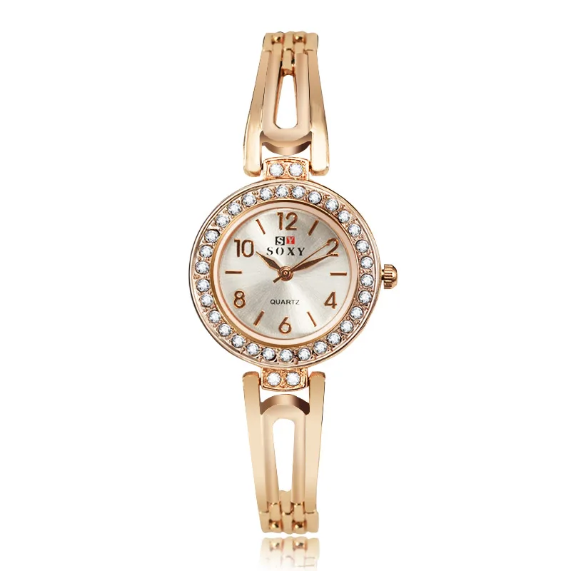Classic Elegant Ladies Quartz Watch Rose Gold Quartz Rhinestone Steel Wrist Watch Women Bracelet Watches Clock Relogio Feminine
Classic Elegant Ladies Quartz Watch Rose Gold Quartz Rhinestone Steel Wrist Watch Women Bracelet Watches Clock Relogio Feminine