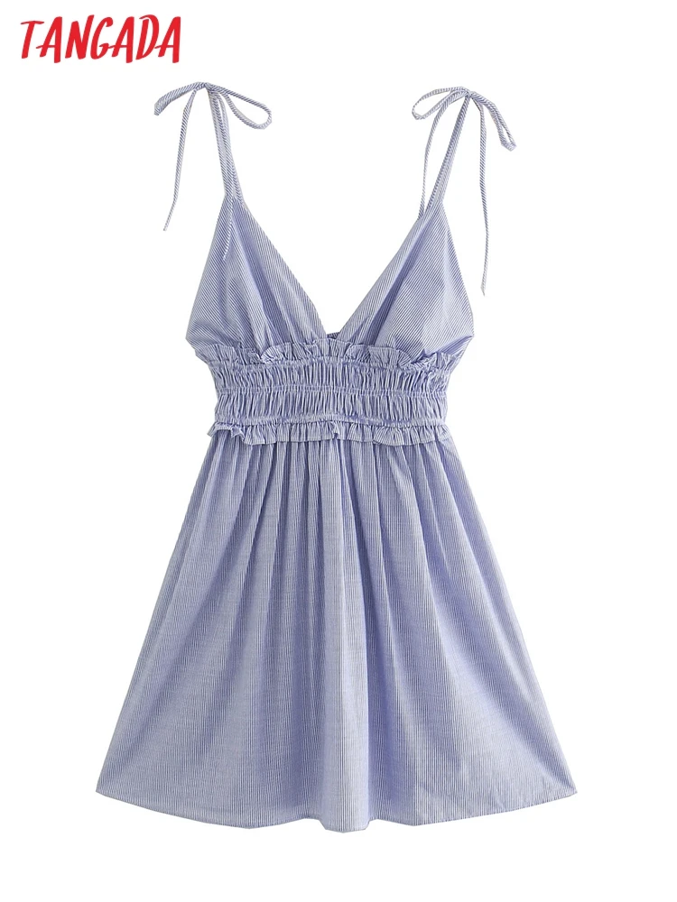 Женское Короткое платье в полоску, без рукавов, на бретелях
Женское Короткое платье в полоску, без рукавов, на бретелях