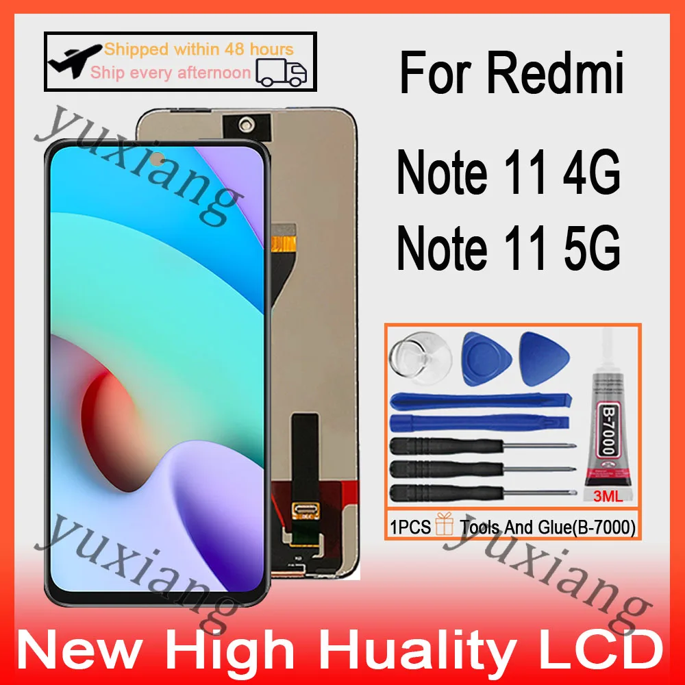 Original For Redmi Note 11 4G 21121119SC LCD Display Touch Screen Digitizer For Redmi Note 11 5G 21091116AC Replacement
Original For Redmi Note 11 4G 21121119SC LCD Display Touch Screen Digitizer For Redmi Note 11 5G 21091116AC Replacement